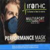 NORMAN Unisex_Adult MASK IRN 1.0 PRF AD-3PK Made in Italy Neck Gaiter, White, One Size view 3