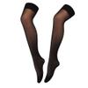 KHDFYER Sexy Nightwear Underwear Dress Sexy School Girl Lingerie Sexy Women Tight High Stockings Back Striped Elasticity Transparent Nylon Silk-A_M view 1