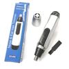 Portable Handy Mini Handsome Men Body Nose & Ear Hair Trimmer Nasal Cleaner Eyebrow Shaver Facial Hair Clipper-Silver & Black BCVBFGCXVB view 1