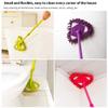 180 Degree Rotatable Adjustable Triangle Cleaning Mop, Extendable Dust Duster with 2 Reusable Mop Heads,2 in 1 Wet Dry Telescopic Microfiber for Cleaning Bathtub,Toilet ,Mirror,Glass,Ceiling (Green) view 3