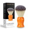 RUBAB MEN Premium Soft Shaving Brush for Men |FireFly Edition| Experience Luxury Shaving with Cruelty-Free Bristles & Vibrant Orange Ergonomic Handle | Handcrafted with Passion in India view 1