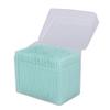 Disposable Plastic Toothpick Dental Flossers Picks Portable Practical Oral Toothpick with Clear Case 1100Pcs Double Head Soft Interdental Teeth Cleaning Brush Tool Stick Green view 1