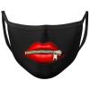 Darkwear Tiger Wolf Skull Cat Rose Sugar Skull Fashion Mask (Zipped Lips) view 1