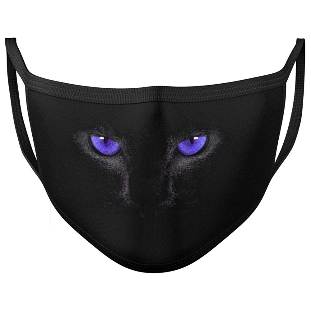 Tiger Wolf Skull Cat Rose Sugar Skull Fashion Mask (Cat)