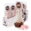 Danny's Premium Hot Chocolate Spoons with Marshmellows | 4 x Large 50g | Mighty Milk & Mallows Hot Chocolate Stirrer | Stocking Fillers | Christmas Eve Box view 1