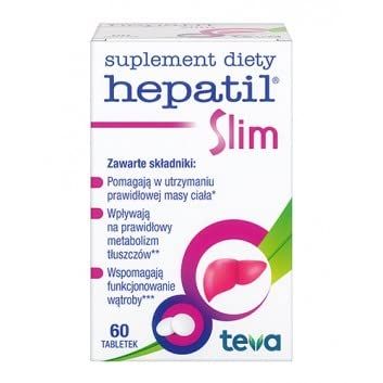 HEPATIL Slim - 60 Tablets Support for The Liver and maintaining a Healthy Body Weight.