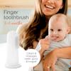 Cherish Baby Care Baby Toothbrush 0-2 Years - BPA-Free & Safety-Tested Newborn to Toddler Toothbrush Set, 2023 Award Winner, Food-Grade Silicone (Teal) view 3