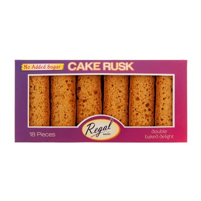 Regal Cake Rusk No Added Sugar 18pcs