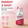 BEE and You Energy X Shot, 12 Pack, Korean Red Ginseng, Royal Jelly, Propolis, Caffeine Free Energy Drink, Vitamin C, B3, B6, B12, Immune Support Supplement, Antioxidants, Pomegranate Flavor view 2