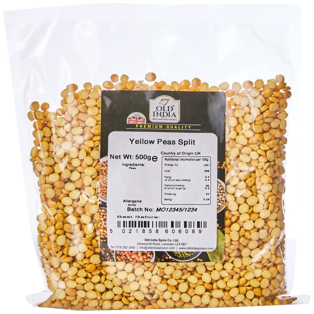 Old India Yellow Peas Split 500g