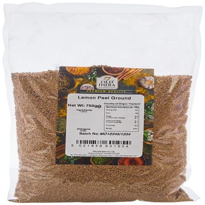 Old India Lemon Peel Ground 750g