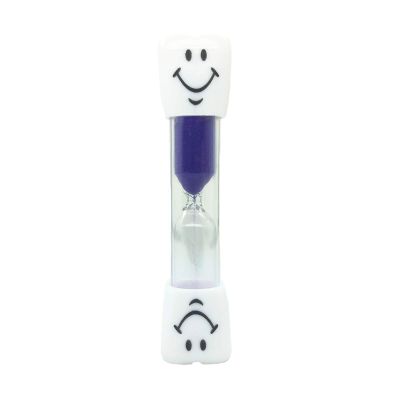 AKORD Childrens Sandglass Timer for Brushing Teeth, Toothbrush Timer, Purple, 2 Minutes