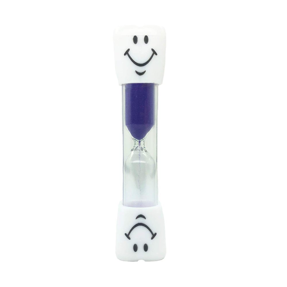 AKORD Childrens Sandglass Timer for Brushing Teeth, Toothbrush Timer, Purple, 2 Minutes