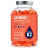 Cardio Omega 3 Fish Oil & Vitamin K2-1000mg, Norwegian Salmon Oil with EPA, DHA, DPA & Astaxanthin, No Fishy Aftertaste, Fatty Acids Supplement - 90 Capsules view 1