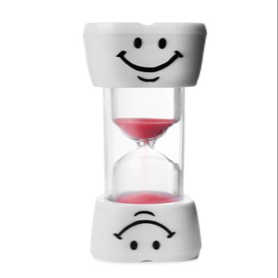 AKORD Childrens Sandglass Timer for Brushing Teeth, Toothbrush Timer, Red, 2 Minutes
