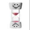 AKORD Childrens Sandglass Timer for Brushing Teeth, Toothbrush Timer, Red, 2 Minutes view 1