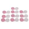 Tiuimk Contact Lenses Cases Double Storage Containers for Soaking Ocular Care, Pack of 10 (Pink) view 1