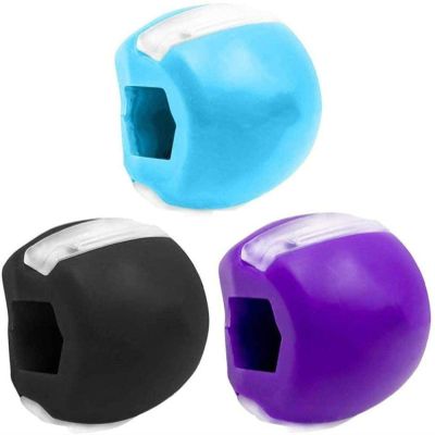 wjy Exerciser For Jawline,Exercise Jawlineme,Exerciser Jaw Neck Toning Facial Trainer,Beauty Tool For Women Men,Blue+black+purple