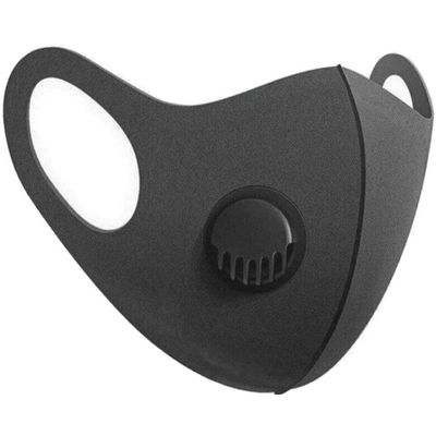 Stylish and protective material face masks with filter to keep you safe and protected with increased breath-ability filter fitted. (10, black)