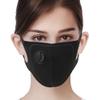 Stylish and protective material face masks with filter to keep you safe and protected with increased breath-ability filter fitted. (10, black) view 2