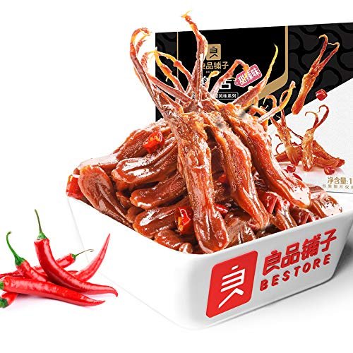 Infinitely Great Home Decor Center China Popular Snacks Duck Tongue 120g spiceDuck Tongue Chinese Snack Food
