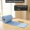 ASPECT Blue Roll (Pack of 6) (2400 Sheet) Centrefeed 2 Ply Kitchen Rolls Embossed Pattern Paper Towels Strong and Absorbent Tissue Paper Blue Roll Wipe Away Perfect for Commercial & Kitchen Use view 2