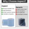 ASPECT Blue Roll (Pack of 6) (2400 Sheet) Centrefeed 2 Ply Kitchen Rolls Embossed Pattern Paper Towels Strong and Absorbent Tissue Paper Blue Roll Wipe Away Perfect for Commercial & Kitchen Use view 4