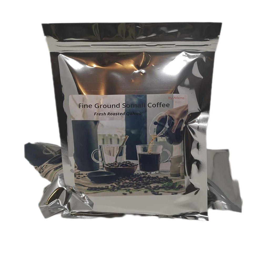 Adems Ground Somali coffee with ginger/Qahwa Somali or kahwa traditional somalu coffee 2x200gr