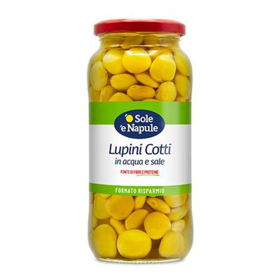 12PCS Lupini Cooked in Water and Salt - 540g