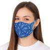 Komonee Face Mask Washable Reusable Blue Paisley Dustproof Cloth Mouth Cover Covering For Men Women Outdoors Indoors Cycling Ski Protection view 1
