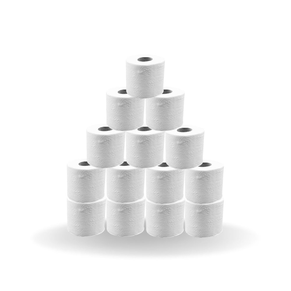 Defacto Toilet Paper Toilet Paper 3-Ply Cellulose White Soft FSC Licensed (192)