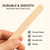 Vanity UK 100 pcs Wooden Wax Spatulas Disposable Salon Professional Quality Waxing Sticks Applicators Suitable For Warm and Hot Depilation Body Hair Removal view 2