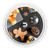2X Golden Christmas - Sticker Skin for Freestyle Libre sensors view 1