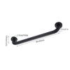 XBSLJ Bathtub grab rail Bathroom Grab Bars Black Shower Handle-Toilet Bathroom Grab Bars,Anti-Slip Outdoor Balance Grab, For Bathroom, Kitchen, Stairs (Size : 30cm) view 2