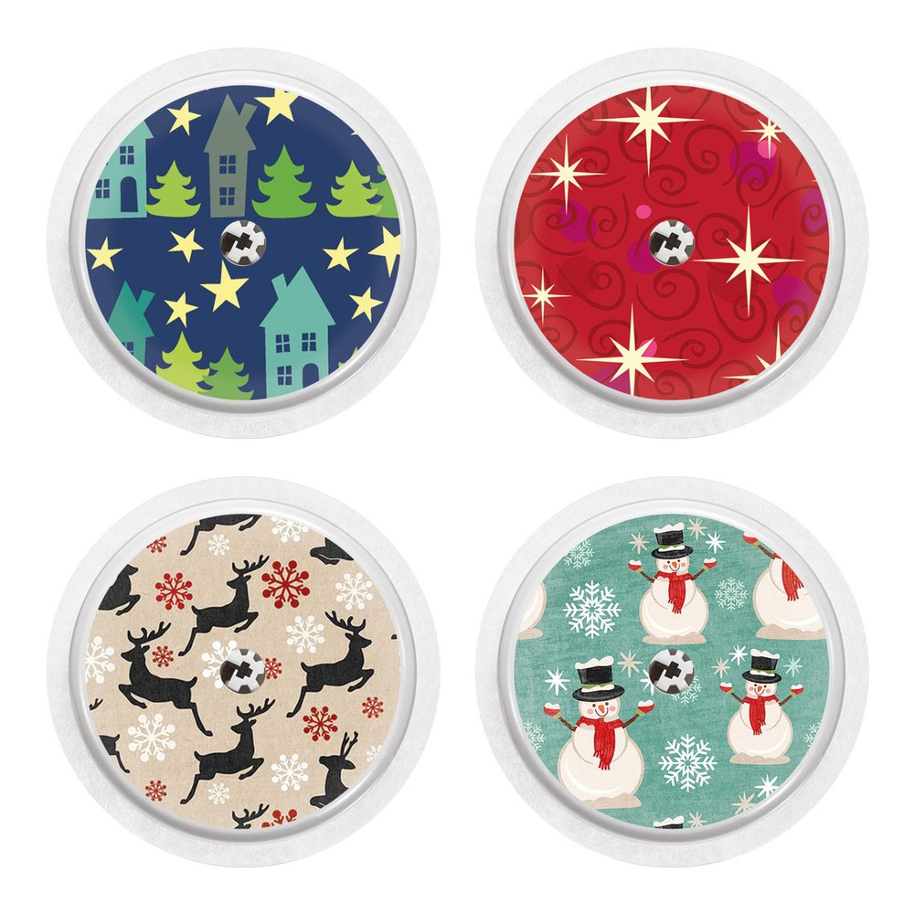 Set of 4 - Sticker Skin for Freestyle Libre Sensor 1106-set