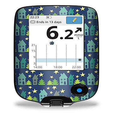 Winter Town - Sticker Skin for Freestyle Libre Reader