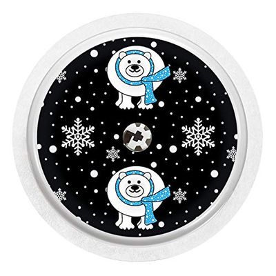 2X Polar Bear - Sticker Skin for Freestyle Libre sensors