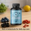Max Botanics Eye Defender 7 Long-Term Eye Health Formula Supplements Lutein Zeaxanthin Bilberry Goji Blackcurrant Eyebright Support Clear Healthy Vision No Additives Vegan GMP 120 Capsules UK Made view 4