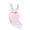 360 Degree Automatic Smart Brush Electric U-Shaped USB Oral Toothpaste Toothbrush Silicone Brush Head Generation (Color : Ivory) view 1