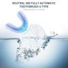 360 Degree Automatic Smart Brush Electric U-Shaped USB Oral Toothpaste Toothbrush Silicone Brush Head Generation (Color : Generation 1) view 4