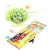 3pcs/Set Smiley Face Soft Toothbrush Cute Design with Feet Suction Stand (Color : Silver) view 4