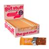 The Gut Stuff High Fibre Fruit & Nut Bars  Gut Friendly Snack, Gluten Free, Vegan, Low Calorie, All Natural - Peanut Butter, 12 x 35g Box view 1