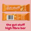 The Gut Stuff High Fibre Fruit & Nut Bars  Gut Friendly Snack, Gluten Free, Vegan, Low Calorie, All Natural - Peanut Butter, 12 x 35g Box view 2