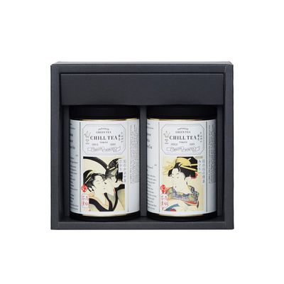 Exclusive Japanese Tea Gift Box - by CHILL TEA Tokyo (Loose Leaf) Award by "Nohincha Award" and "Fuji no Kuni"