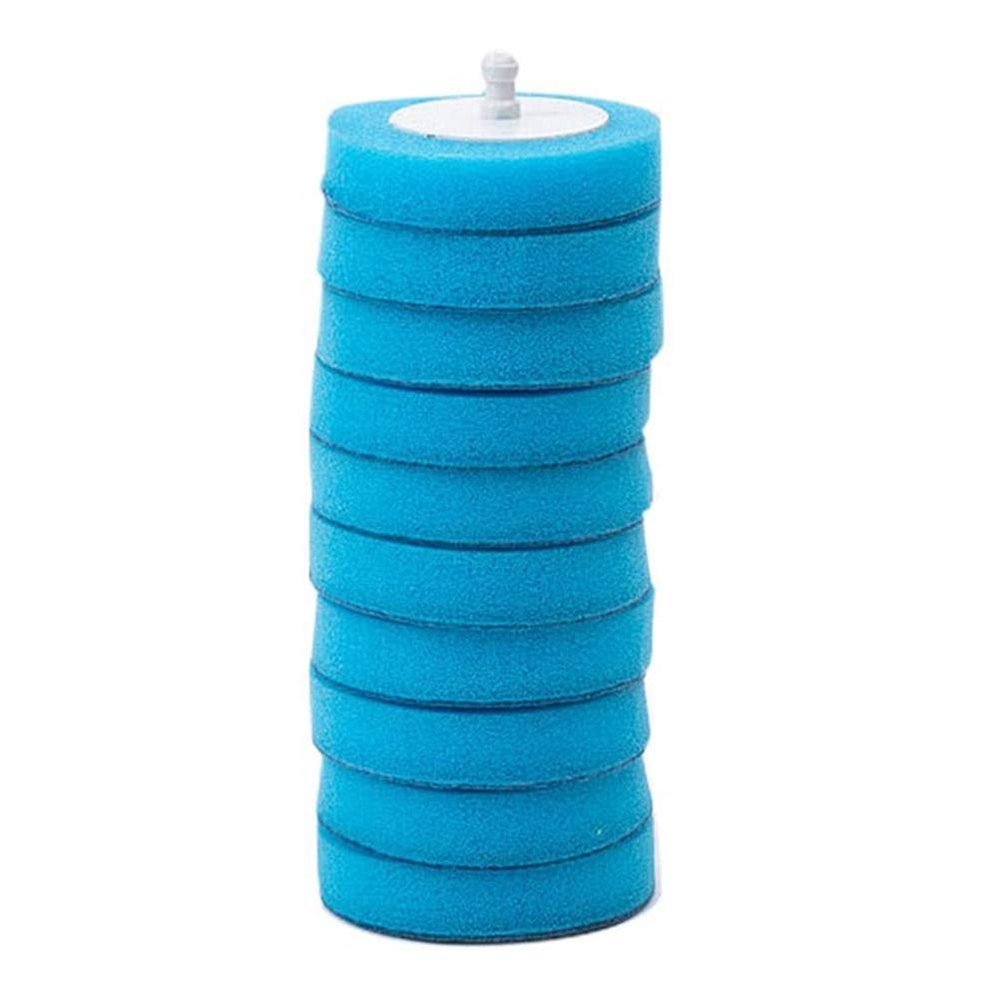 Zhongdawei Disposable Toilet Cleaning System Disposable Toilet Flushable Refill Replacement Refills (10 sponge replacement heads)