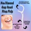 75PCS Dental Floss Toothpicks, Dental Floss Interdental Cleaning Disposable Flossers Floss Picks, Tooth Picks Teeth Cleaning Dental Hygiene view 4