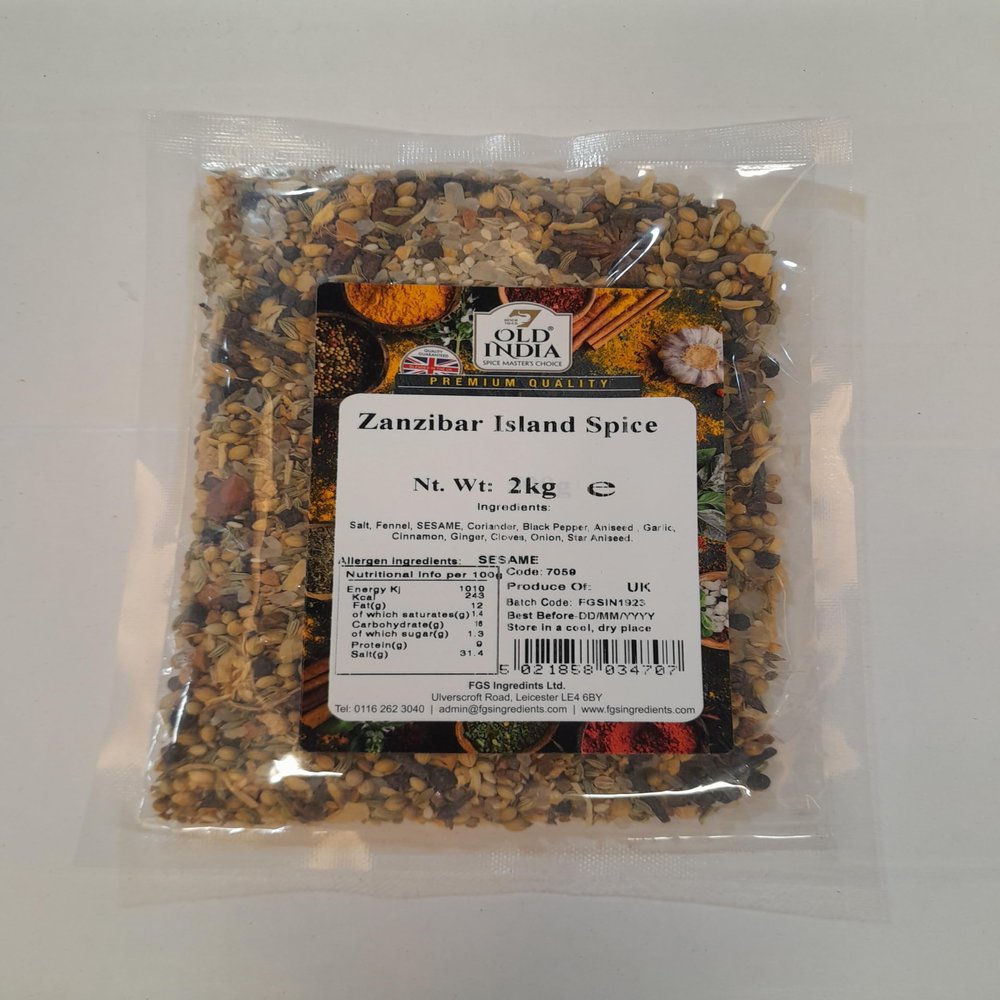 Old India Zanzibar Island Spice 2kg