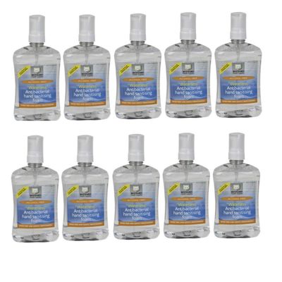 Waterless Rinse Free Hand Sanitiser 500ml (Pack of 10)