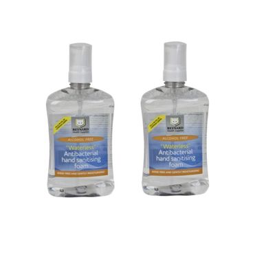 Waterless Rinse Free Hand Sanitiser 500ml (Pack of 2)