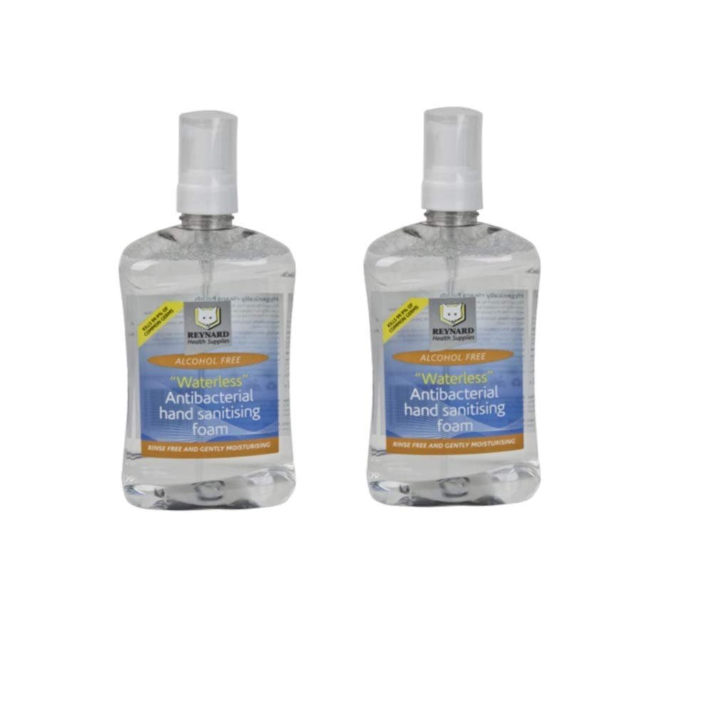 Waterless Rinse Free Hand Sanitiser 500ml (Pack of 2)